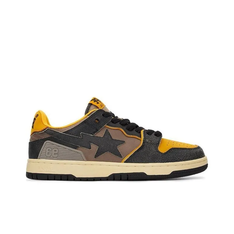 A BATHING APE Sk8 Sta 'Yellow Black' Women's-1