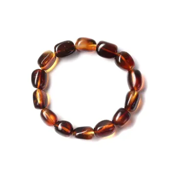 Abby's Wonderland Amber/Beeswax Fine Jade Bracelets Unisex