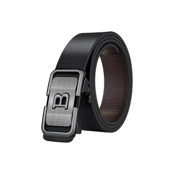 BISON DENIM Leather Belts Men