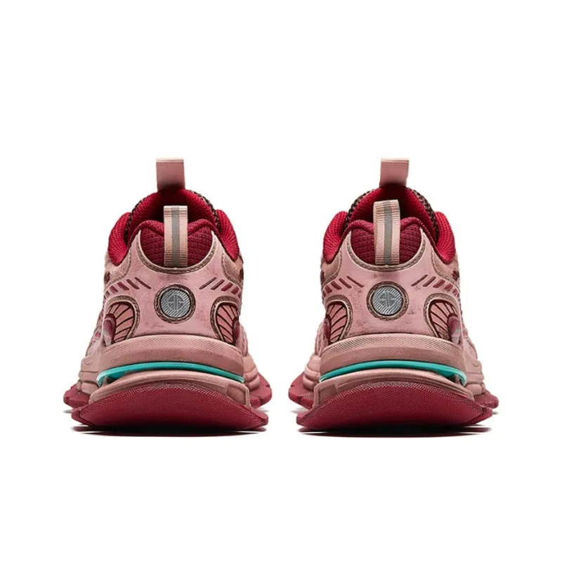 Anta Champion G01 Cushioning Wear Resistant Low Top Running Shoes Men's Red Pink-2