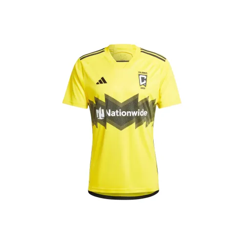 Adidas Columbus Crew Soccer Jerseys Men Yellow