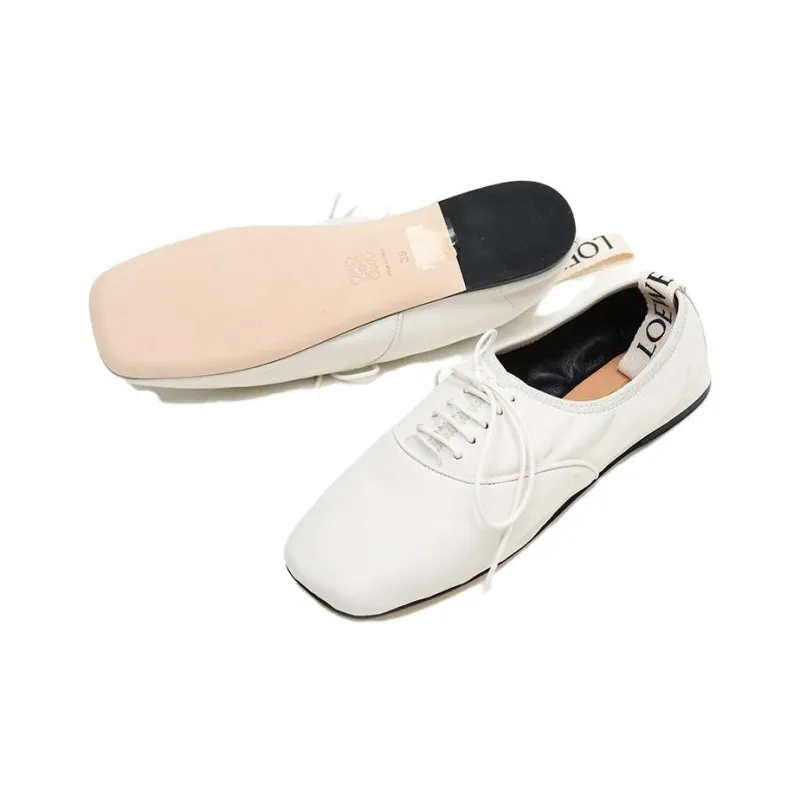 LOEWE Women's Casual Shoes Women's White-4
