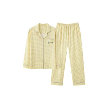 JinShaLa Pajama Set Women's Yellow