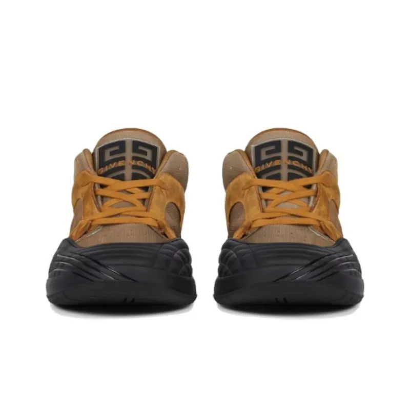 Givenchy Mid Top Casual Shoes Men's Brown-4