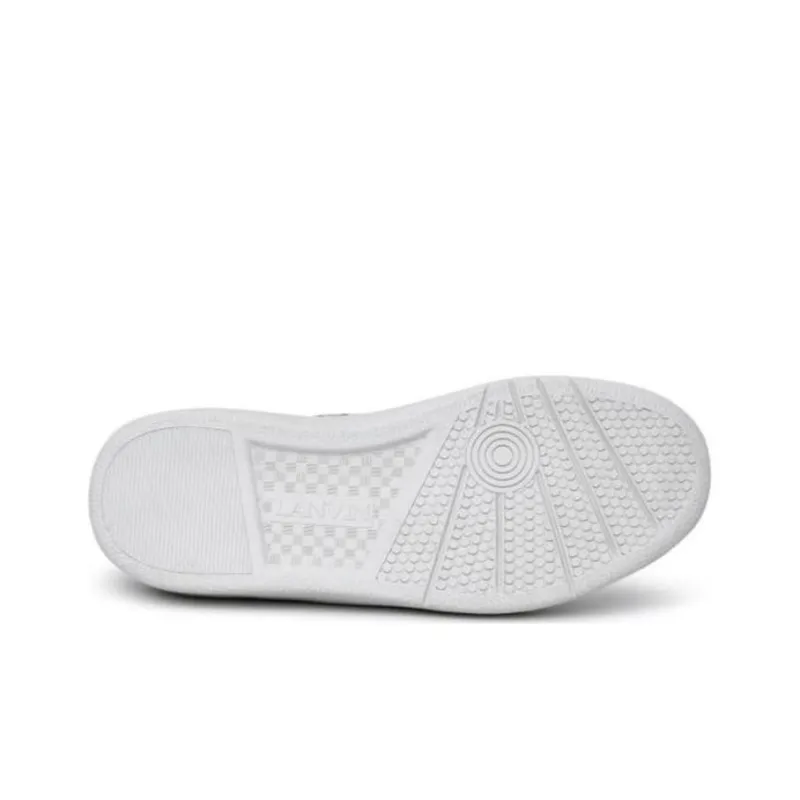 Lanvin Clay Low Top White Silver Black-5