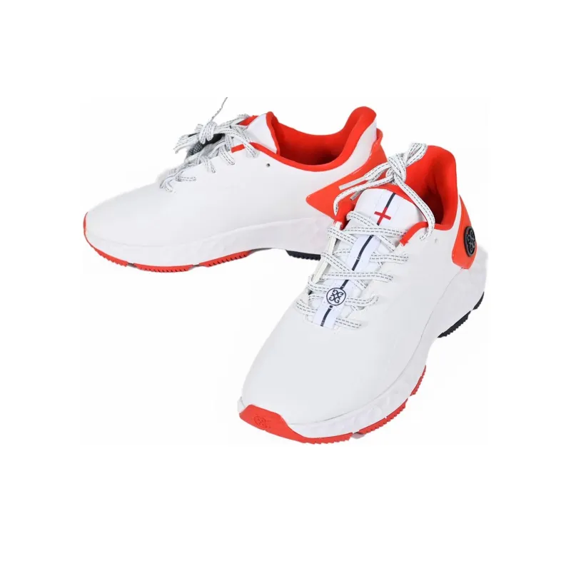 GFORE Low Top Casual Shoes Women's White Red-1