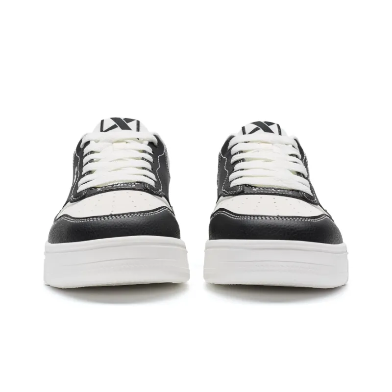XTEP Air Force 1 2.0 Wear resistant And Lightweight Low Top Skateboard Shoes Men's Black White-5