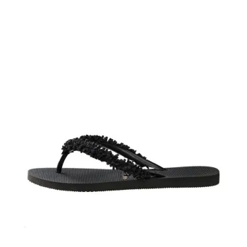 Havaianas Slim Fringe Stylish Sandals Women's Fireburst Black
