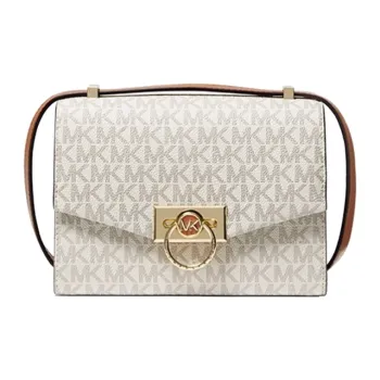MICHAEL KORS Leather Shoulder Bag Crossbody Bag Mini Women's Vanilla White