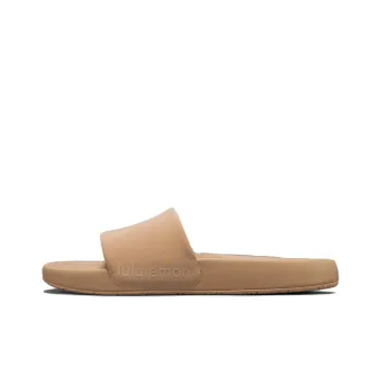 Lululemon Restfeel Slide Rubber Sole Quiet Slide Slippers Women's Brown