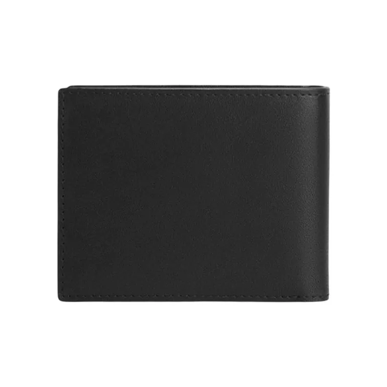 BABAMA Cow Leather Wallet Regular Unisex Black-3