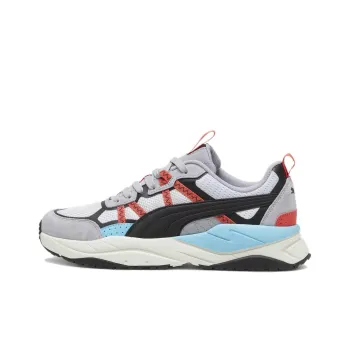 PUMA X RAY Cushioning Anti Slip And Wear Resistant Low Top Casual Shoes Men's Gray Blue