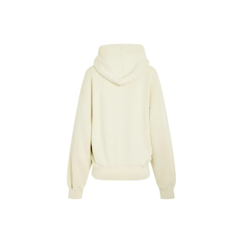 OFF WHITE Crystal embellished Cotton Hoodie-1