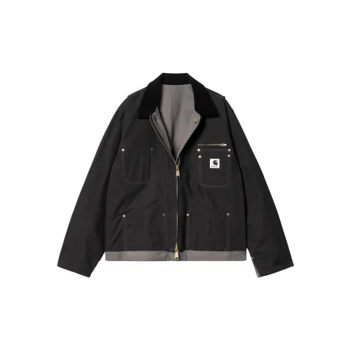 Carhartt Wip X Sacai Carhartt WIP Co-branded SS24 Jackets Unisex Black