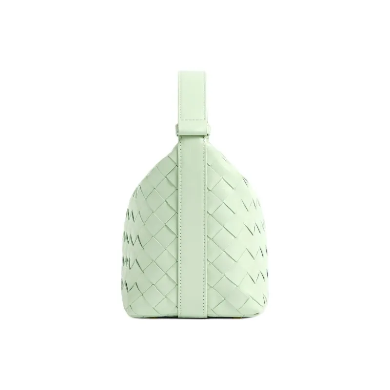 Bottega Veneta Cow Leather Handbag Women's Fresh Mint Green-1