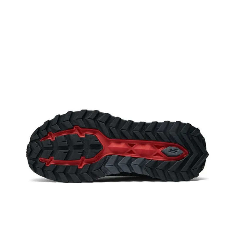 Skechers Cushioning Slip Resistant Low Top Running Shoes Men's Black-4