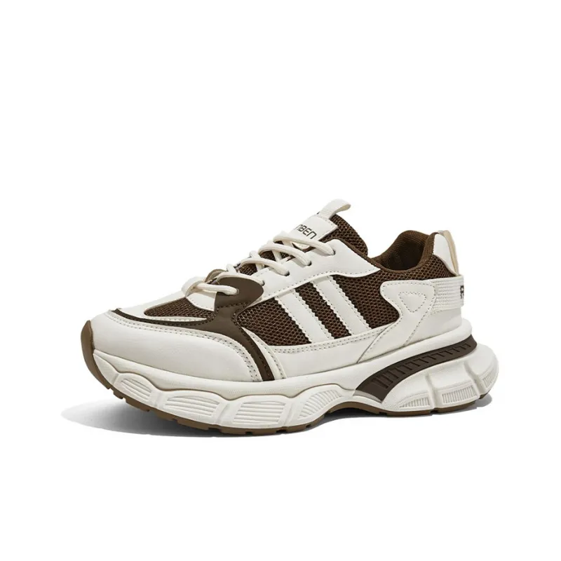 RENBEN Anti Slip Wear Resistant Low Top Chunky Sneakers Women's-1