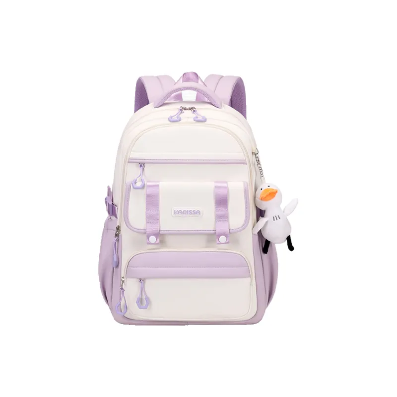 Carissa Oxford Backpack Regular Unisex Black/Purple/Pink/Blue/Green-2