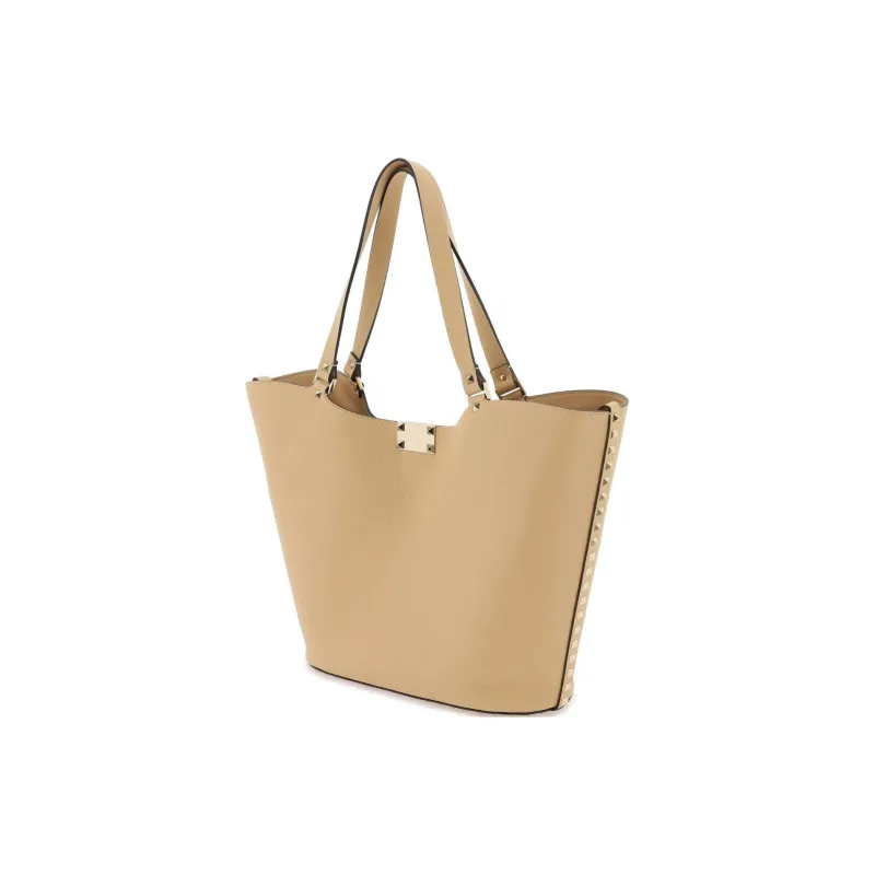 Valentino Garavani Rockstud Logo Detailed Shoulder Bag-1