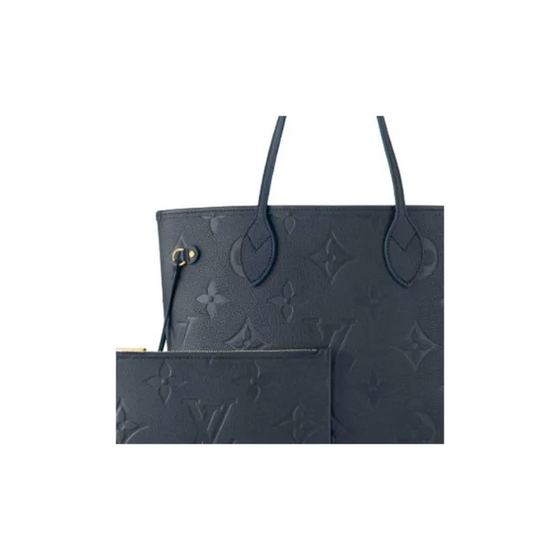 LOUIS VUITTON Neverfull Mm Navy-4