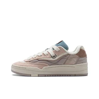 LiNing GOS 2000 Anti Slip Wear Resistant Low Top Skateboard Shoes Women's White Gray