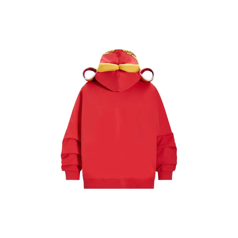 KAKAZZY Sweatshirts Unisex Red-4