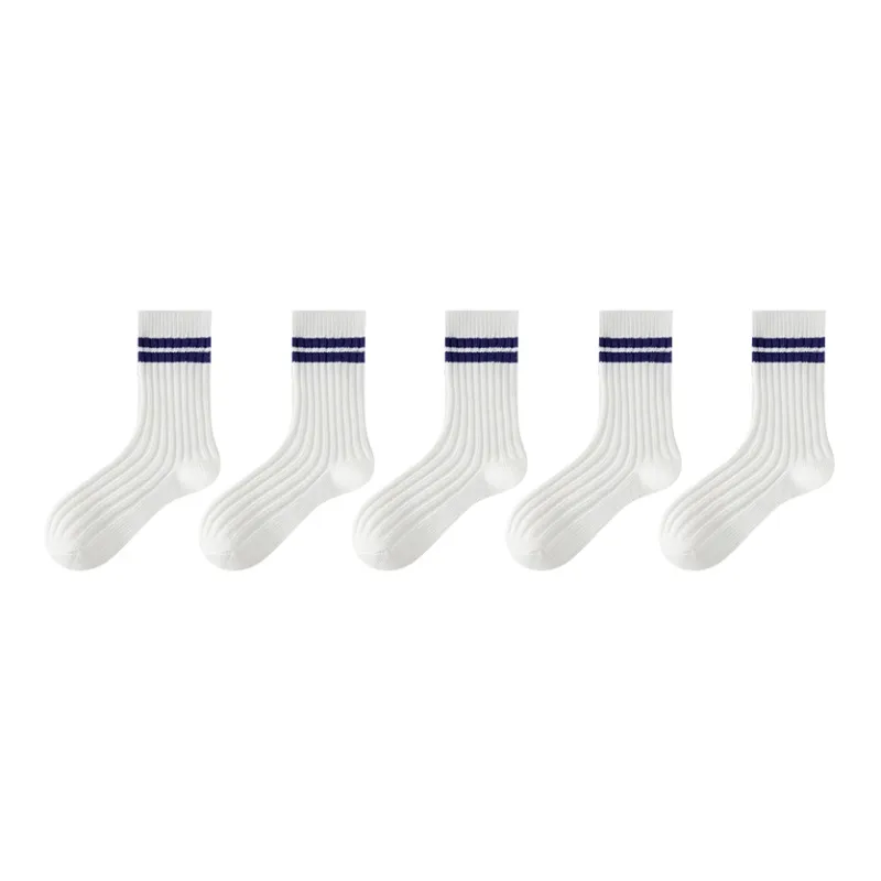 MIIOW Mid Calf Socks Men's 5 Pack-6