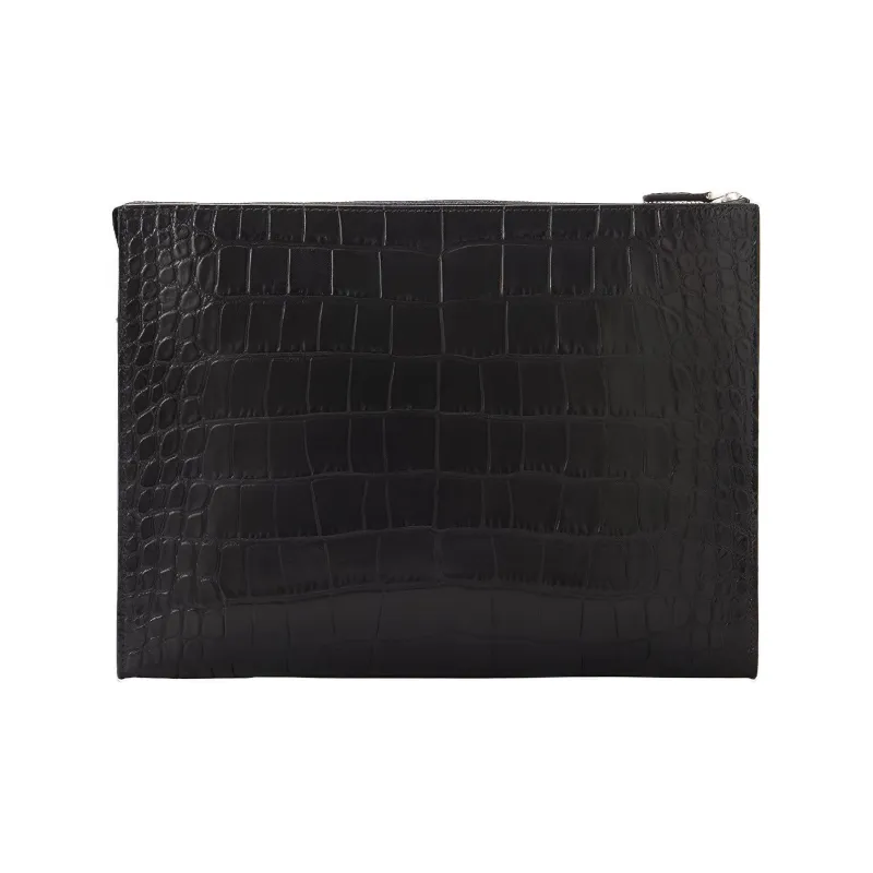 MONTBLANC Meisterstuck Leather Clutch Men's Black-3