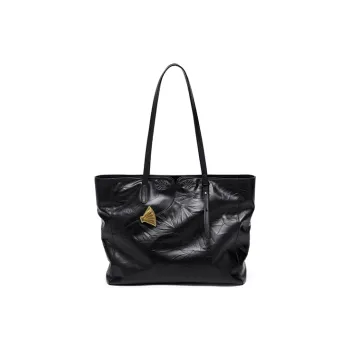 Gong Xuan Genuine Cow Leather Tote Handbag, Shoulder Bag Women's