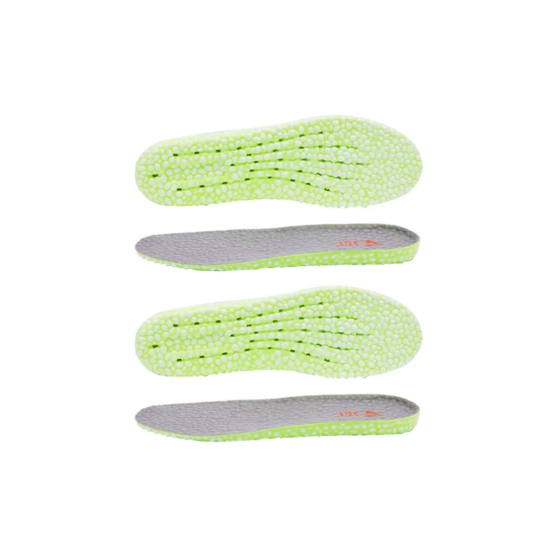 361° Etpu+Knitted Fabric Insoles Unisex Green Base With Light Gray Fabric-6