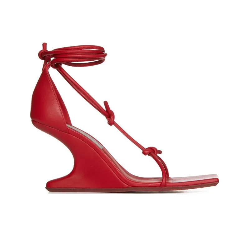 RICK OWENS Cantilever 60mm Leather Sandals-1