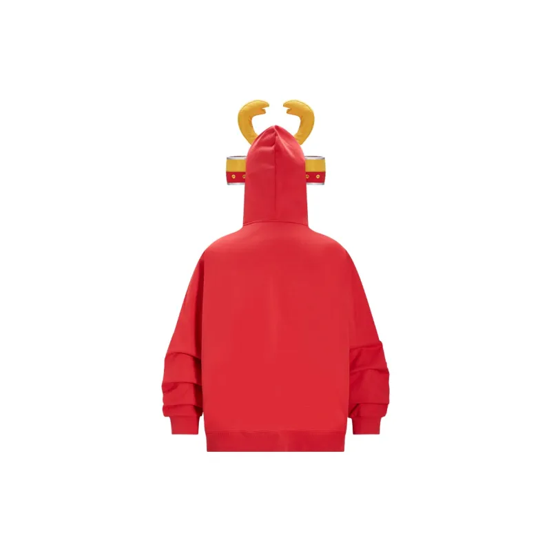 KAKAZZY Sweatshirts Unisex Red-2