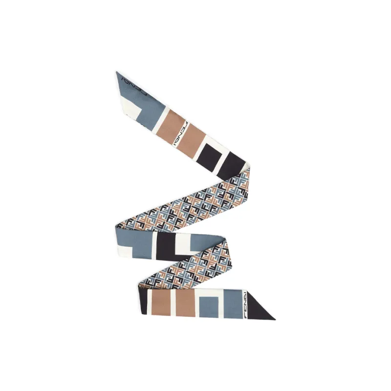 FENDI Silk Scarves Unisex Multicolor-2