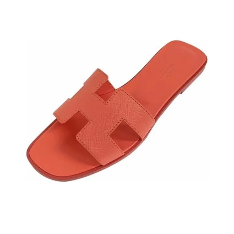 HERMES Oran Stylish Sandal Women's Orange Red-3