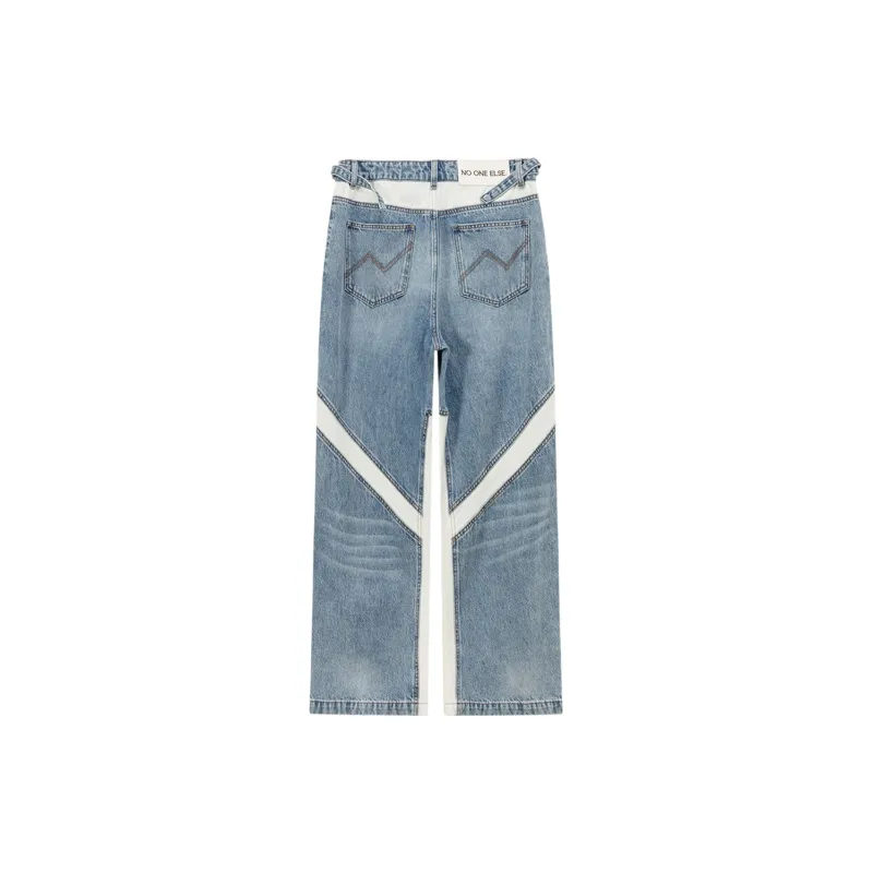 NO ONE ELSE Jeans Unisex Denim Blue-1