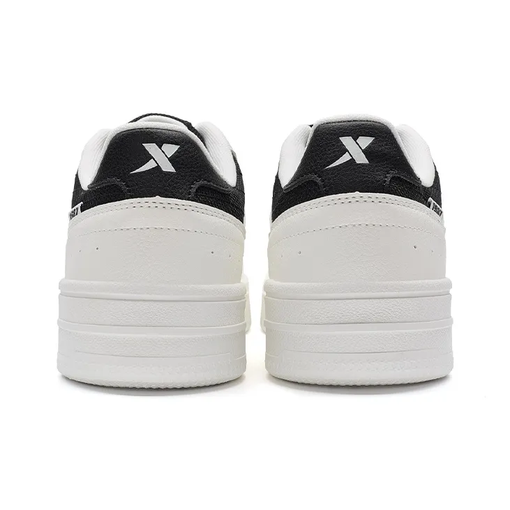 XTEP Air Force 1 2.0 Wear resistant And Lightweight Low Top Skateboard Shoes Men's White Black-3