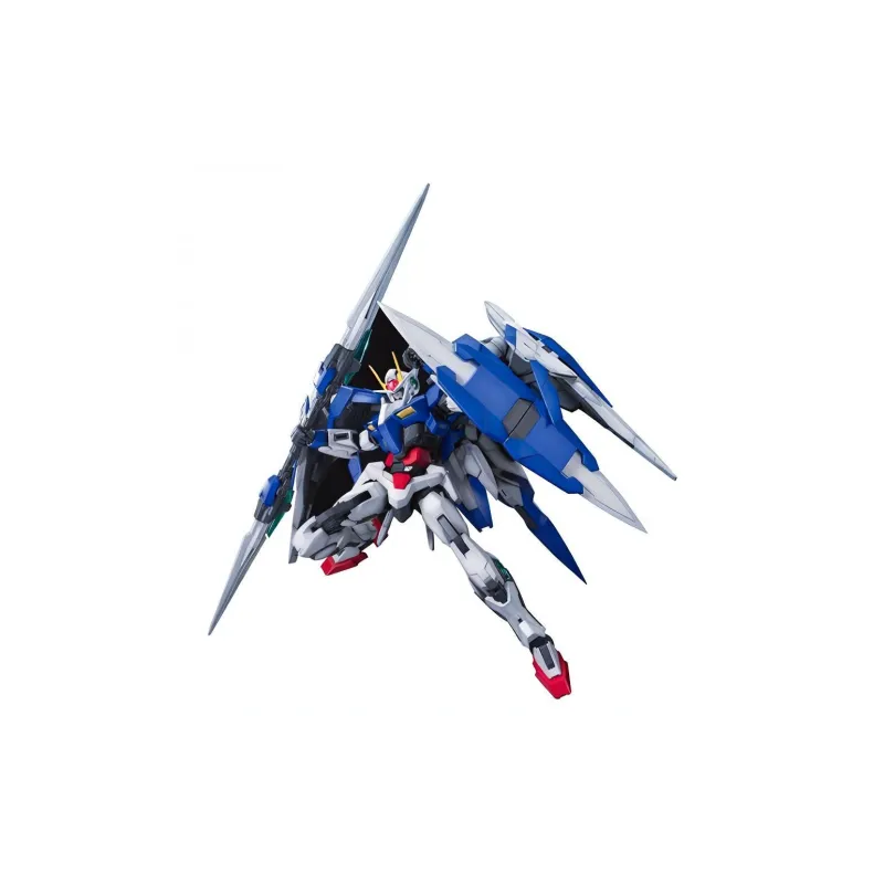 BANDAI MG Mobile Suit Gundam 00V Gundam 00 GN 0000+GNR 010 00Raiser Model Kits 18cm-1