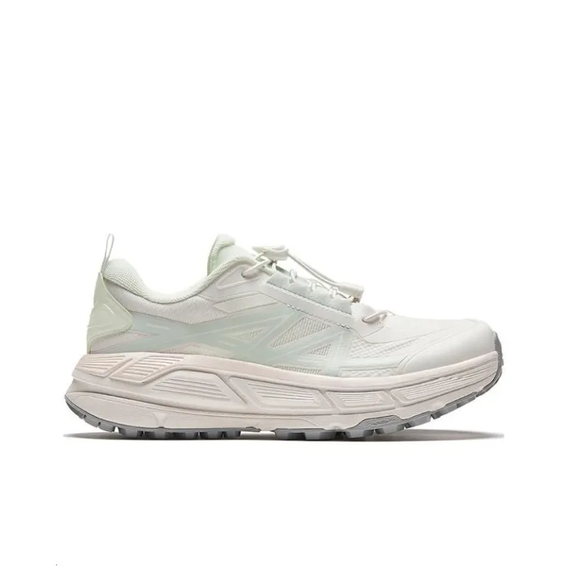Anta Sea Explorer Slip Resistant Low Top Casual Shoes Women's White Green-1