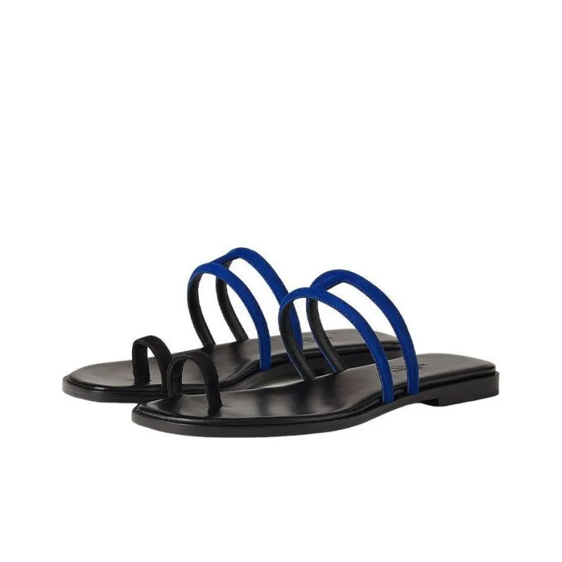 HERMES Georgia Slippers Women's Black-2