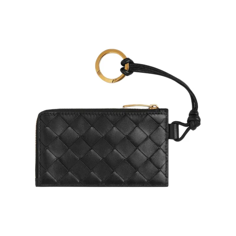 Bottega Veneta Intrecciato L Zipped Card Case-2