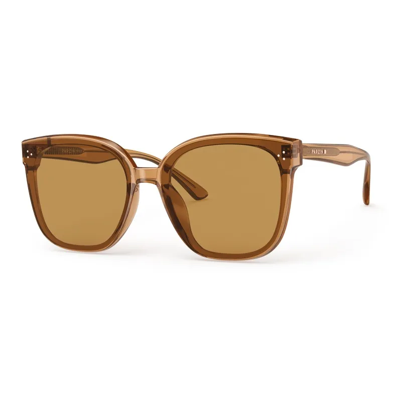 PARZIN Plate Frame EMS Square Sunglasses Unisex-6