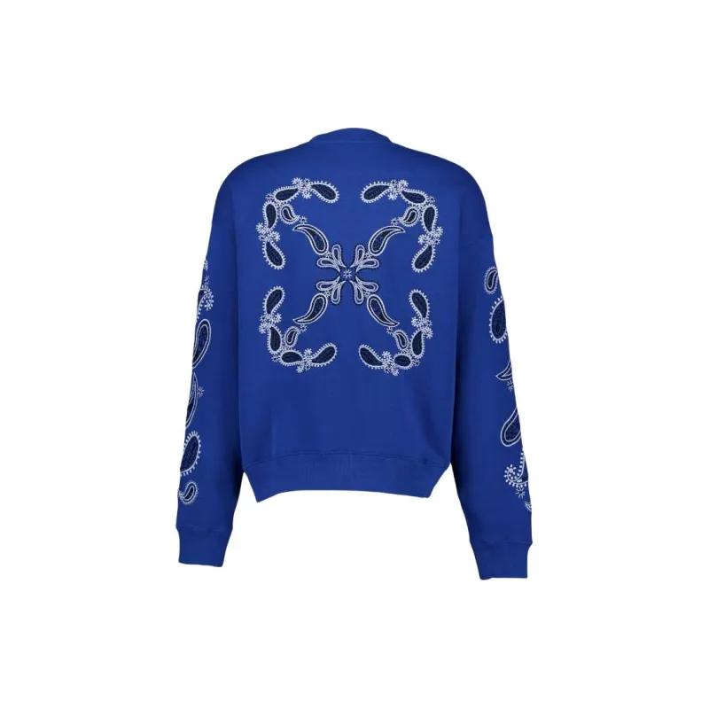 OFF WHITE Bandana Arrow Crewneck Sweatshirt-1