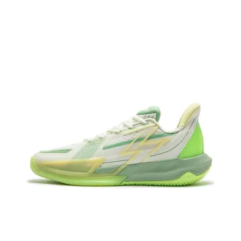 361° Big3 4.0 QUICK Mojito Cushioning Anti Slip Wear Resistant Breathability Low Top Basketball Shoes Men's White Green