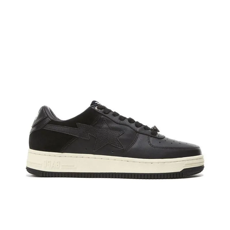 BAPE A BATHING APE Bape Sta Low Suede Heel Black-1