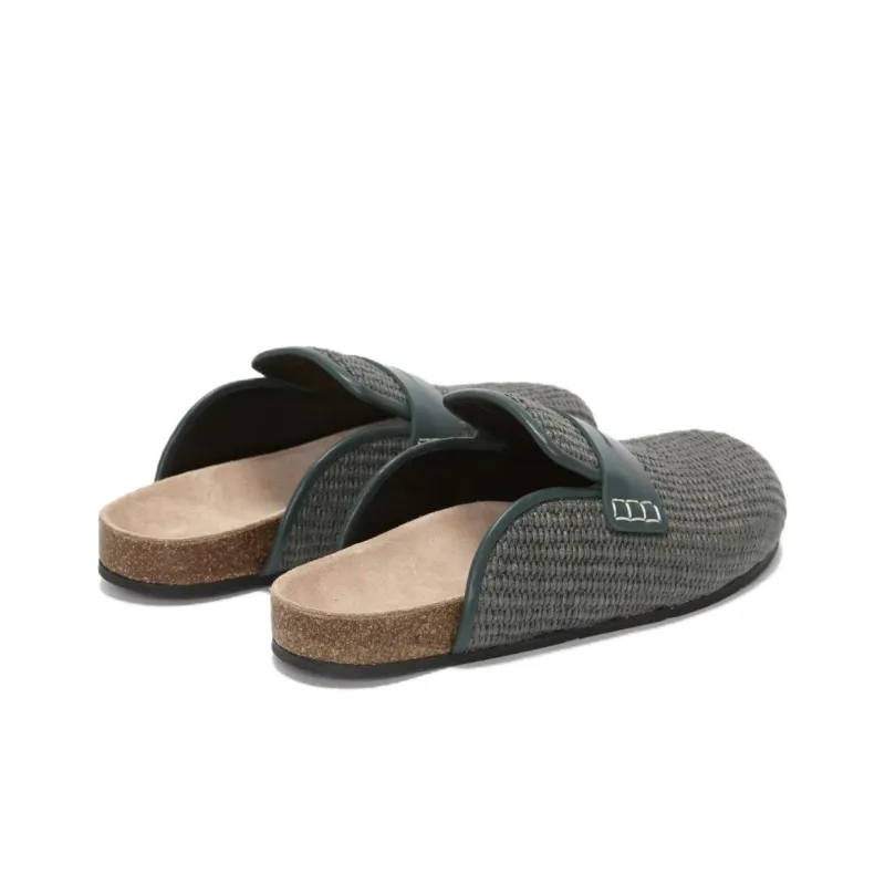 JW Anderson Woven Raffia Loafer Mules-3