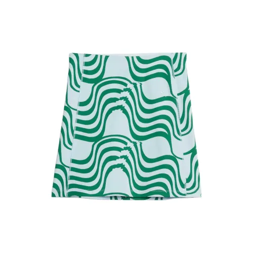 PUMA WINTER RINK Casual Short Skirts Women's Green