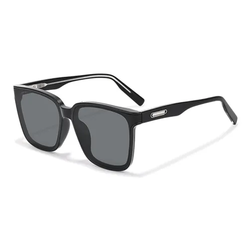 Sagawa Plate Frame Square Sunglasses Unisex