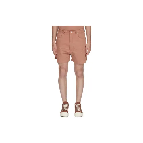 Rick Owens DRKSHDW Denim Shorts Men Deep Pink