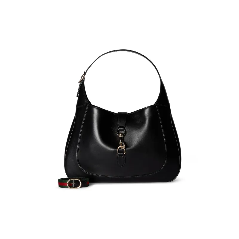 GUCCI Jackie 1961 Leather Handbag, Shoulder Bag Women's Black-1