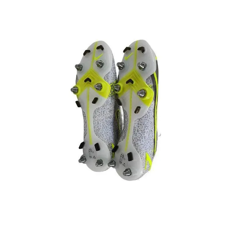 Nike Mercurial Vapor 14 Elite SG Pro 'Metallic Silver Volt'-4